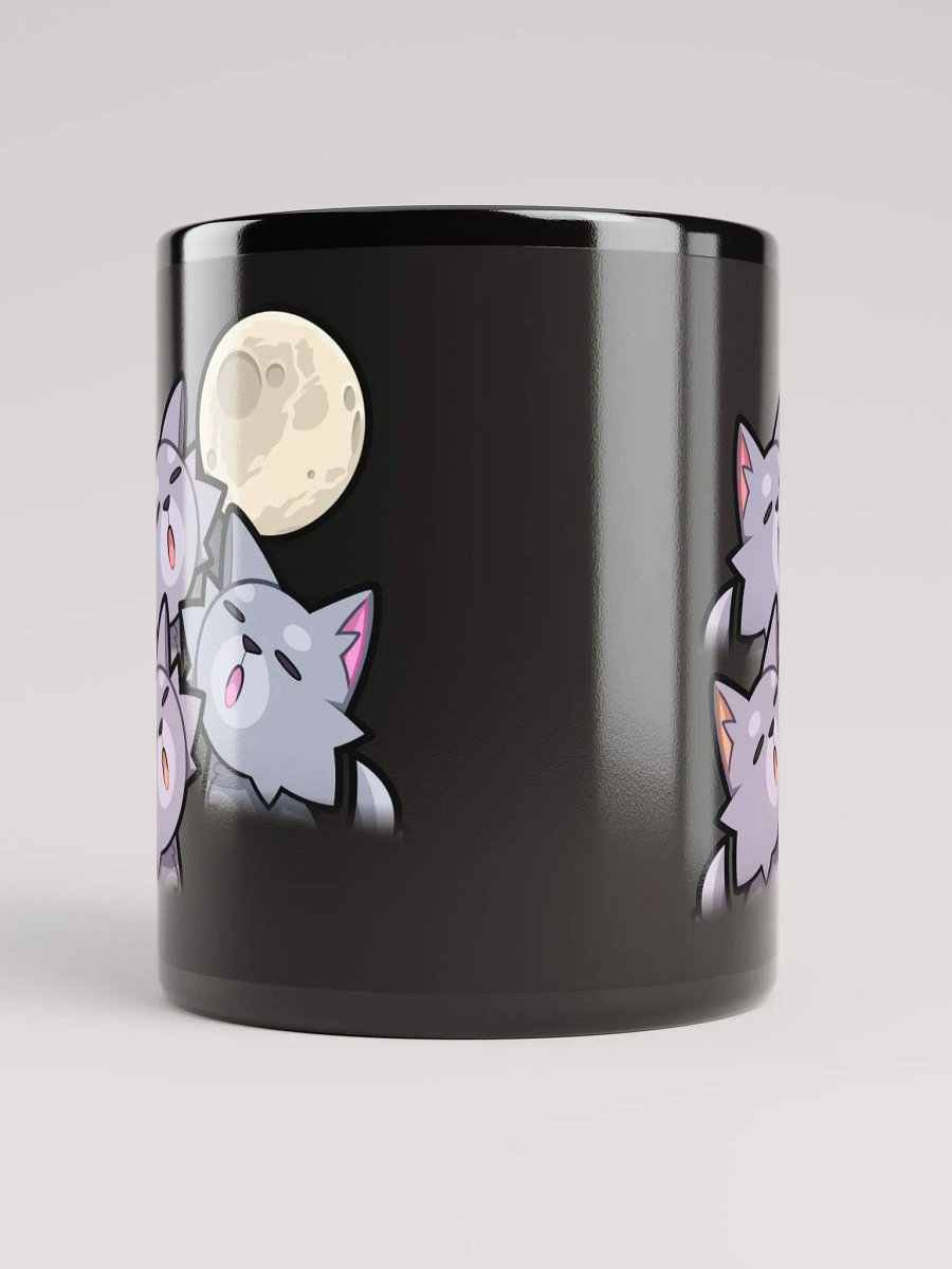 Howling Wolves Black Glossy Mug product image (9)