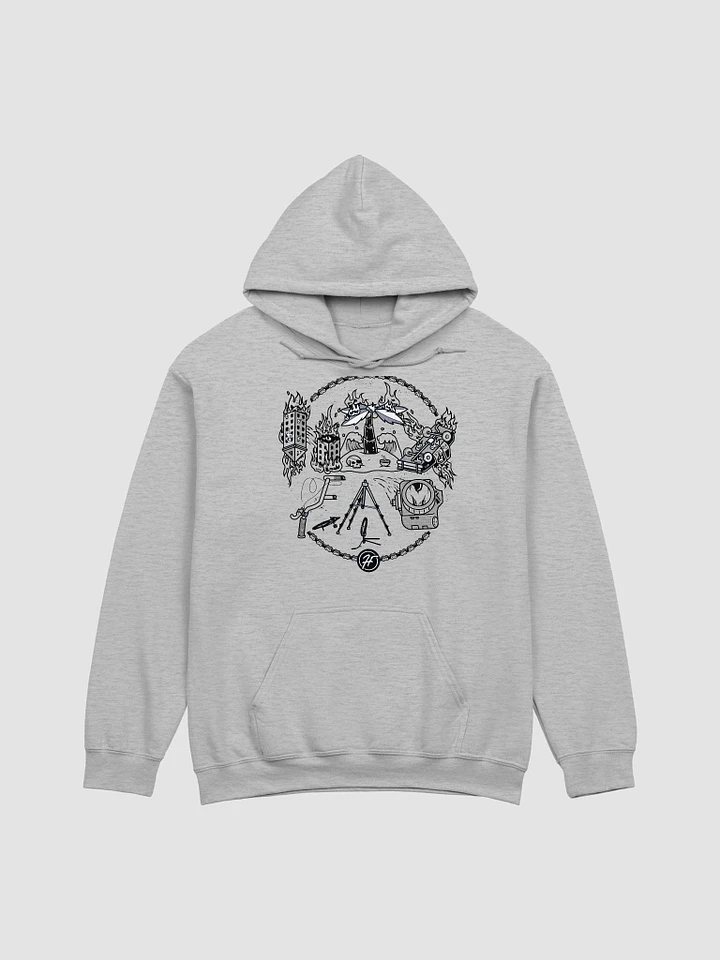 Destroy Hoodie Heather Grey (70x Entries) product image (1)
