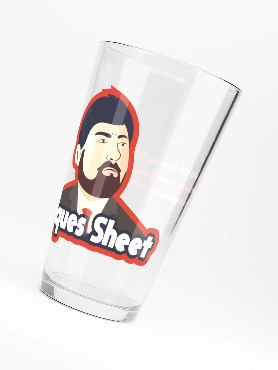 Jacques Sheet Pint Glass product image (3)