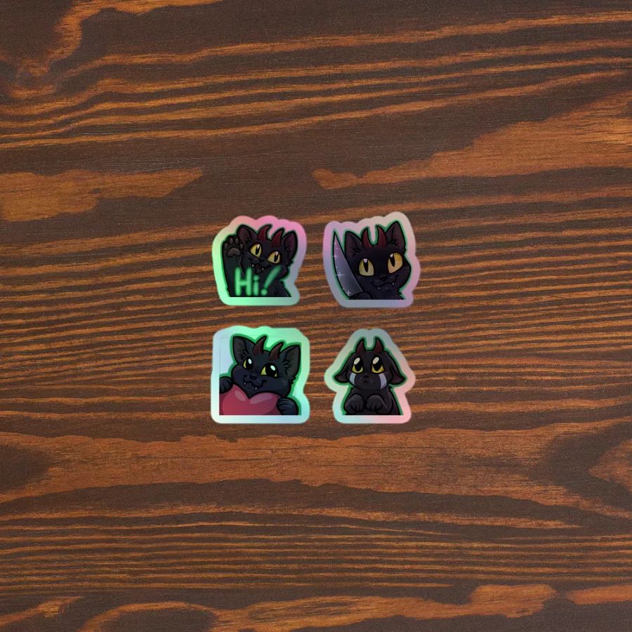 Demon Kitty Salem Stickers product image (3)