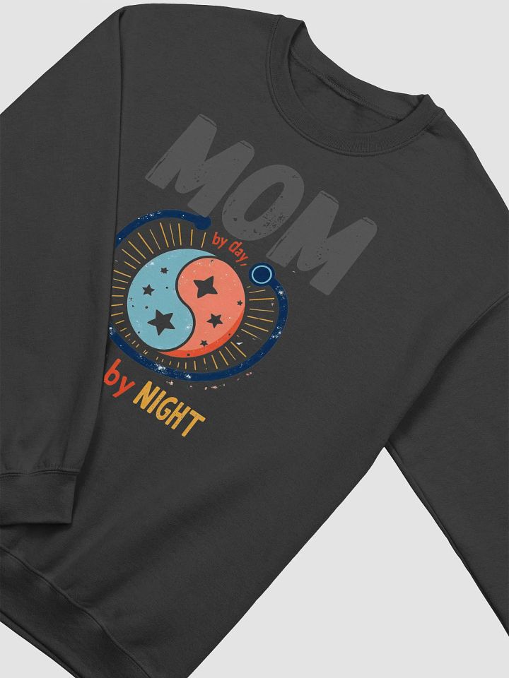 MOM by Day, HERO by NIGHT Crewneck Sweatshirt product image (20)