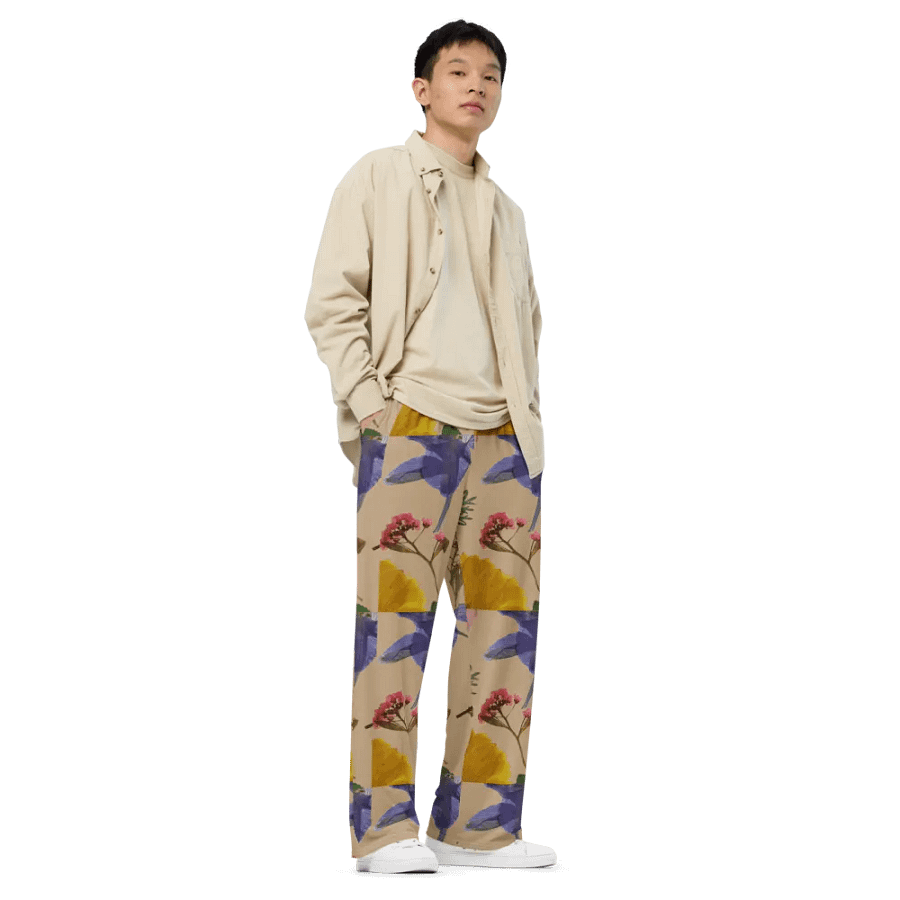 Uni-sex wide leg trendy pants product image (8)