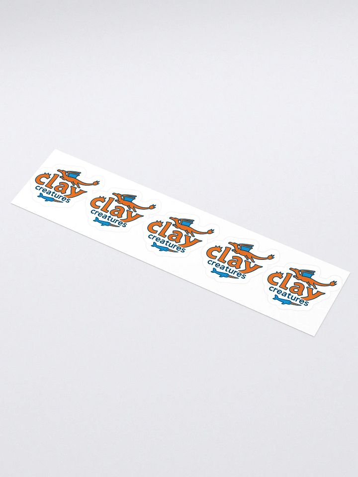 Clay Creatures Kiss Cut Stickers (Set of 5) product image (1)