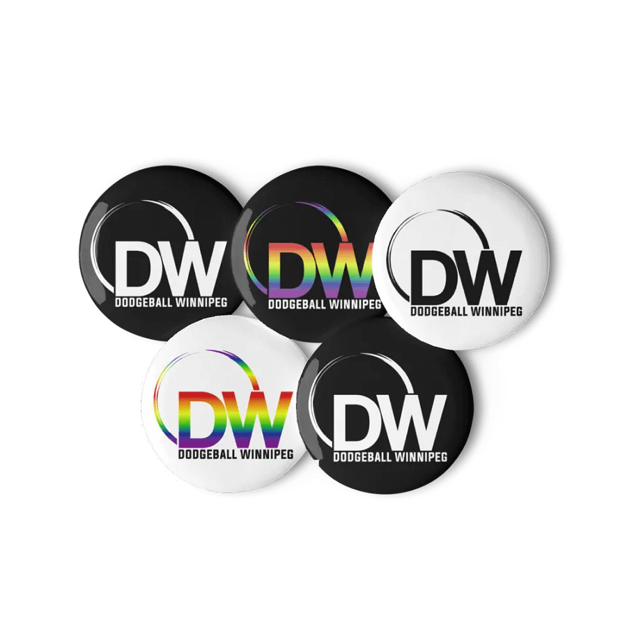 Dodgeball Winnipeg Pin Button Set product image (11)