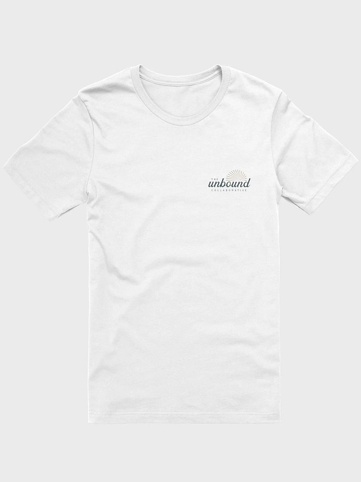 White Logo Tee // Chest product image (1)