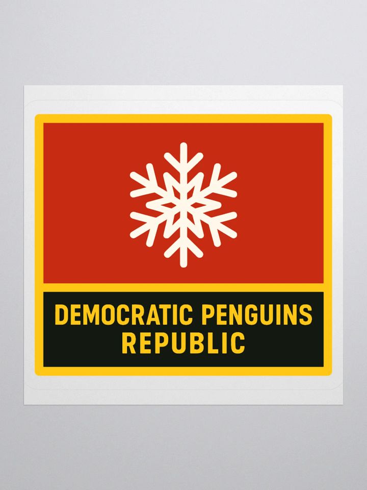 Sticker of the Democratic Penguins Republic III product image (1)