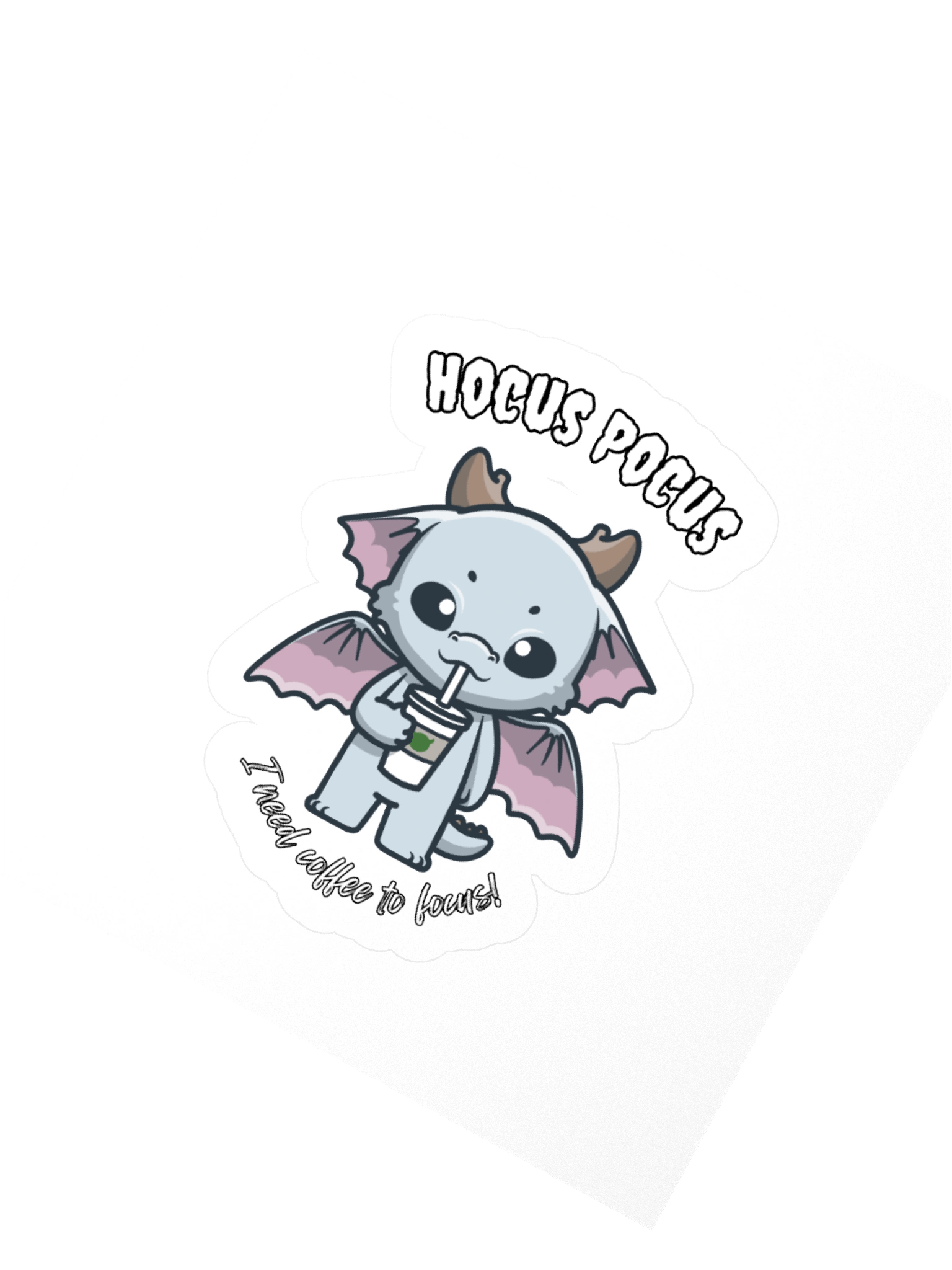 Hocus Pocus Dragon Coffee Stickers product image (4)