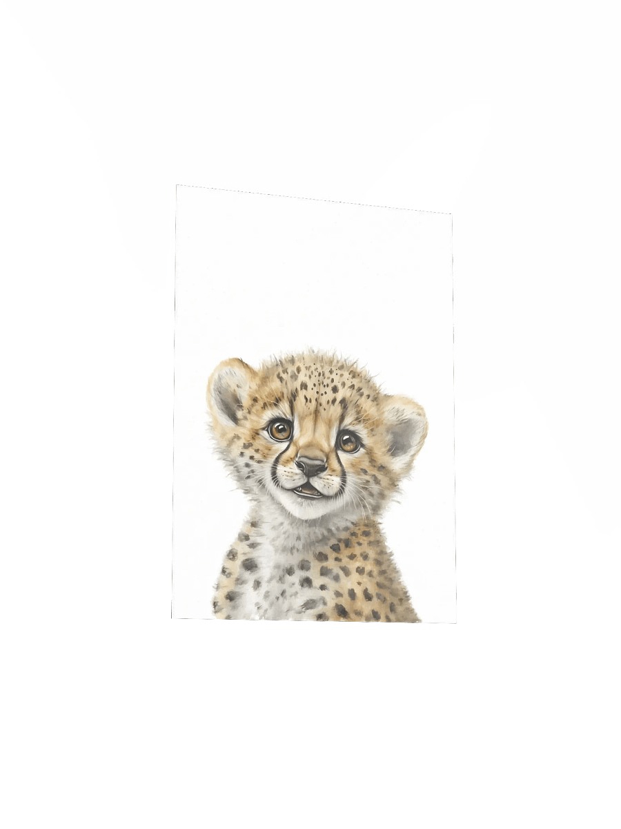 Cute Baby Cheetah Safari Print product image (4)