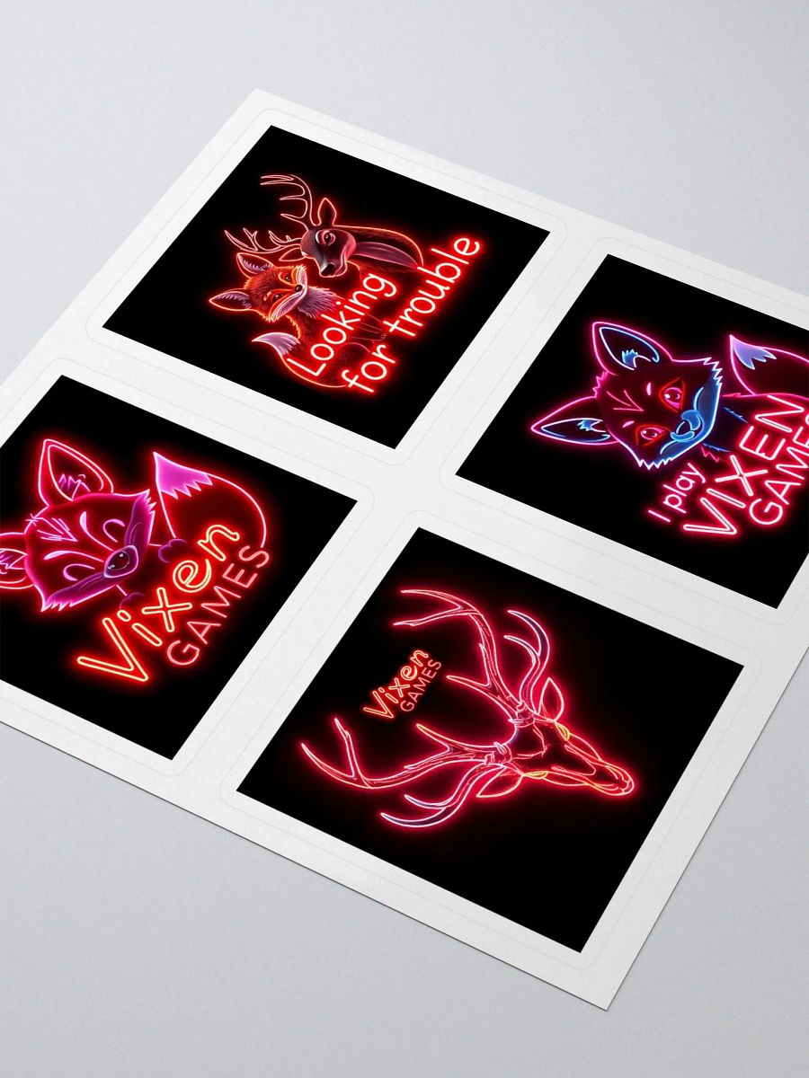 Neon Styled Vixen Games Vixen Lifestyle Vinyl Stickers product image (3)
