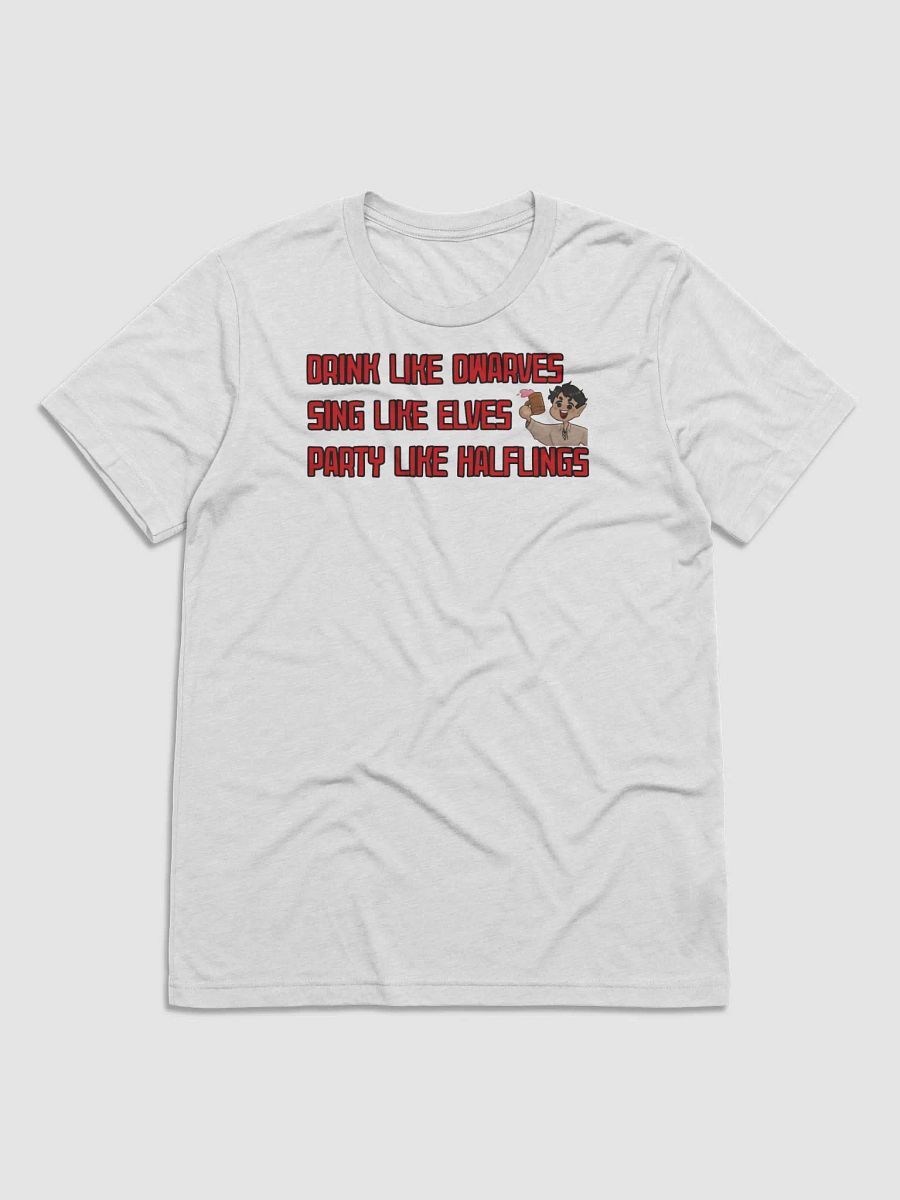 Dwarves, Elves, Halflings T-Shirt (BLACK OUTLINE) product image (3)