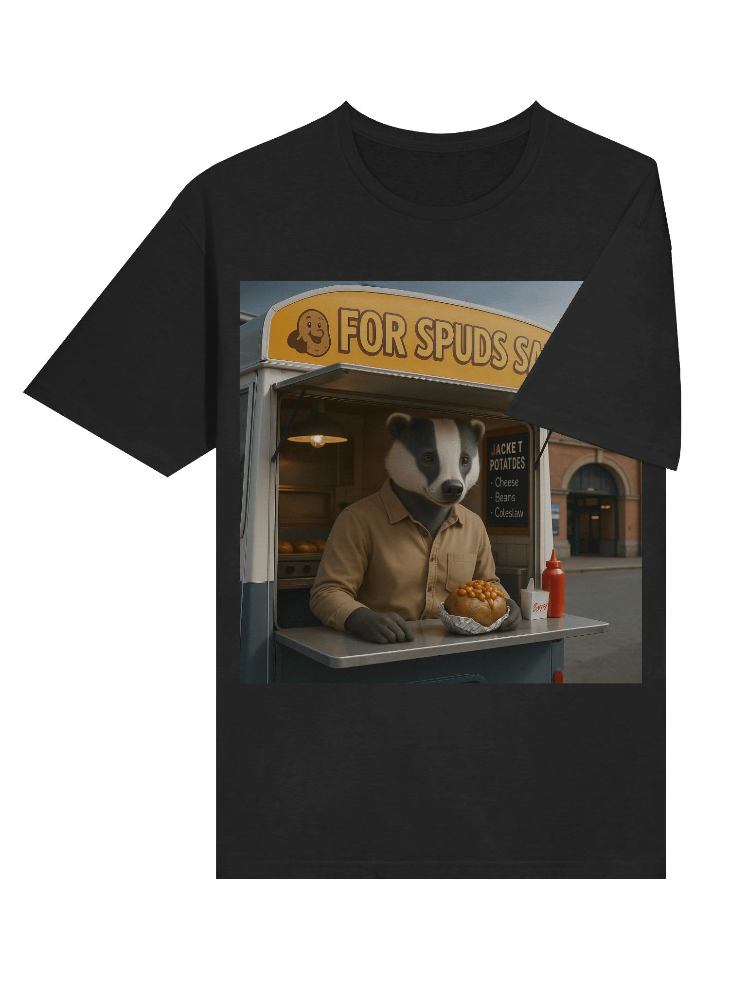 For Spuds Sake Badger T-Shirt product image (50)