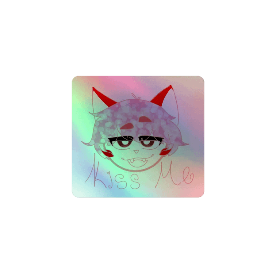 DanikaCat kiss me Stiker product image (1)