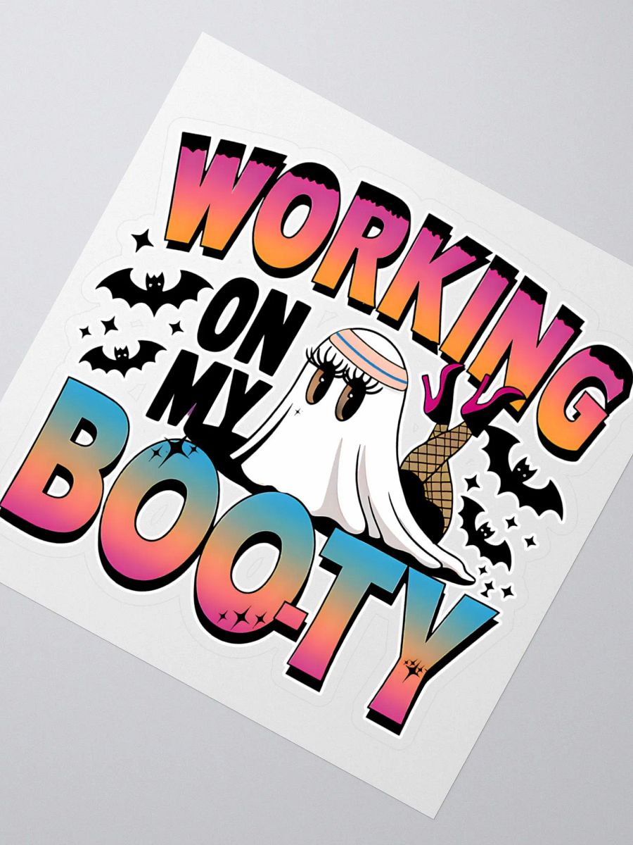 Spooky Boo-ty Kiss Cut Stickers product image (2)