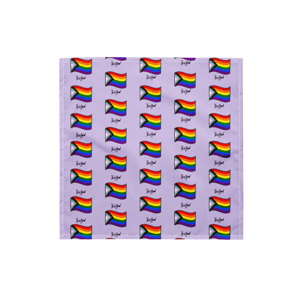 Cowboy x Pride Bandana (Purple) product image (1)