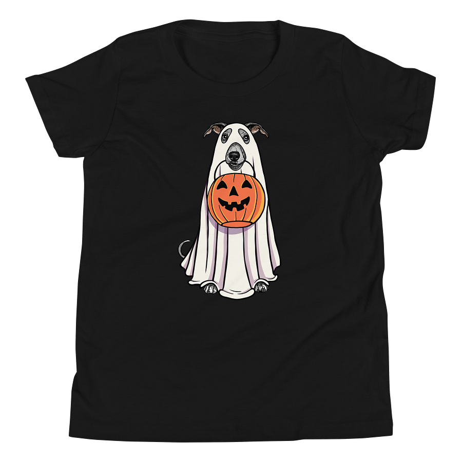 Halloween Whippet(Blue) Youth T-Shirt product image (5)