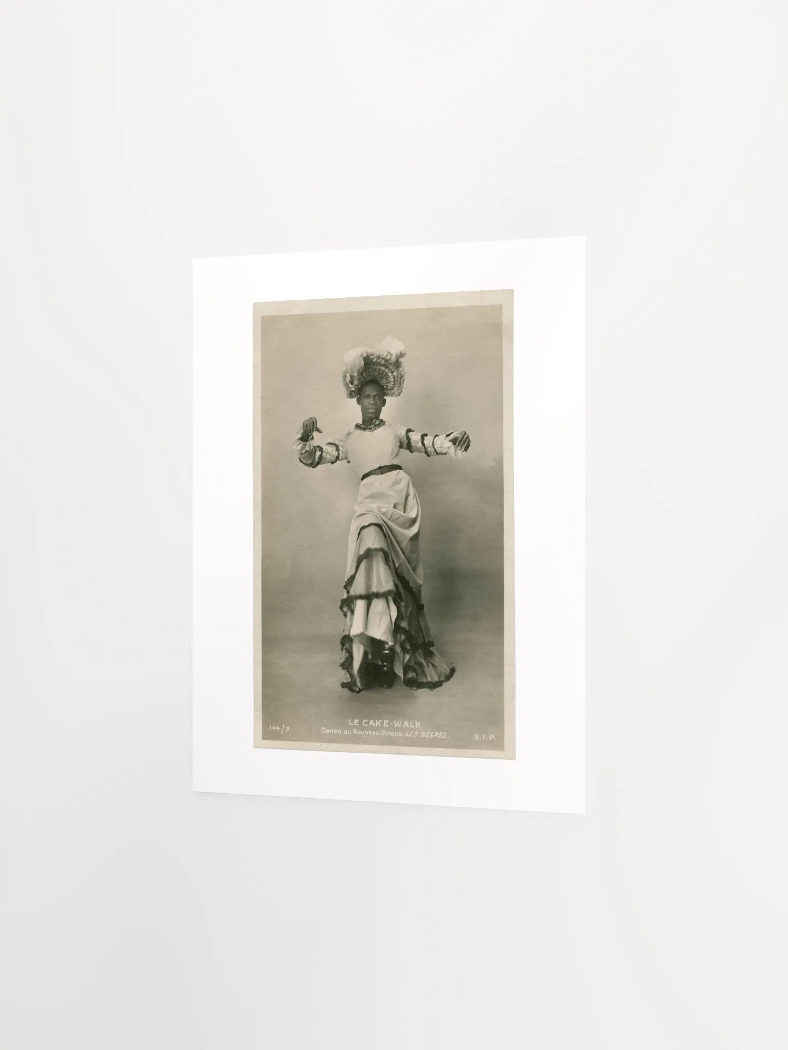William Dorsey Swann In Drag Performs A Cakewalk In Paris By Unknown (1903) - Print product image (2)