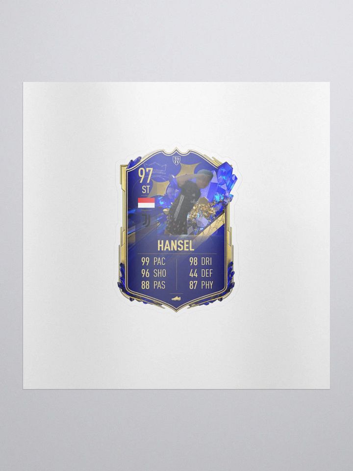 Hansel Plays fifa card sticker product image (1)