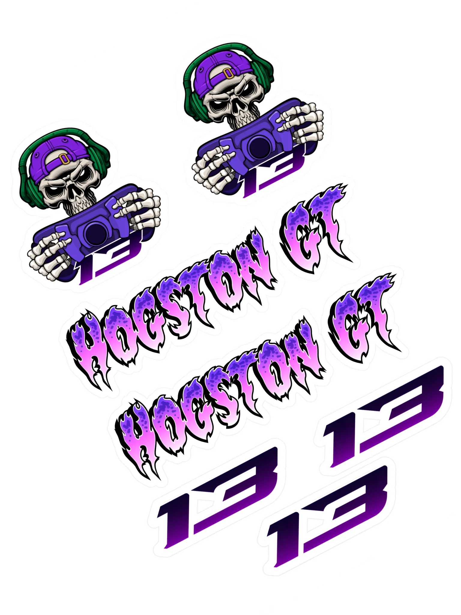 Hogston GT Stickers product image (1)