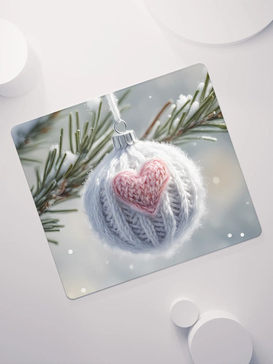 A Heart for the Yuletid Warmth, Gaming Mouse Pad, 2 Sizes product image (1)