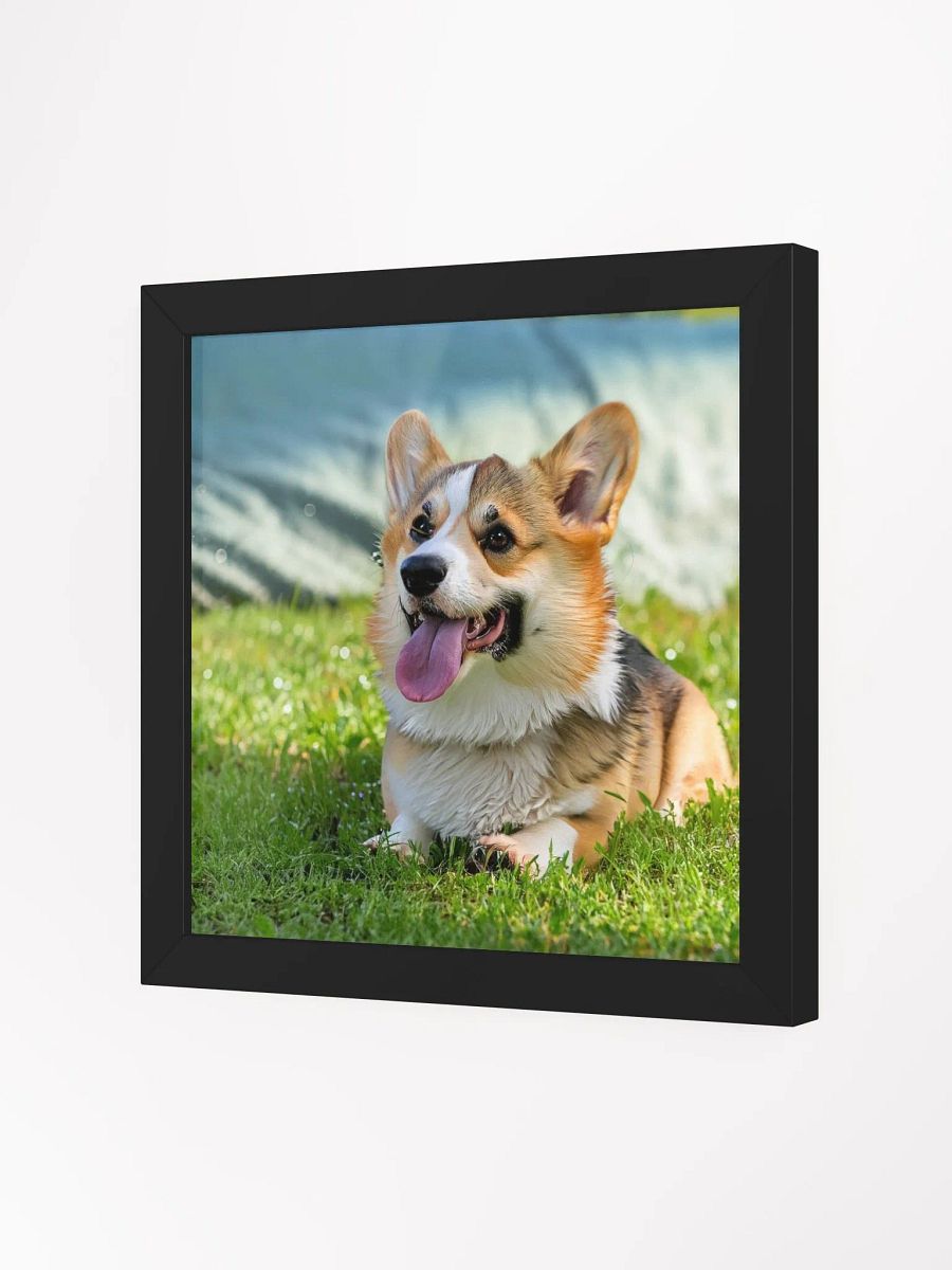 Eco-Friendly & Eye-Catching: Framed Dog Poster for Modern Homes product image (10)
