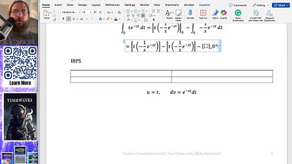 Show t is 1/s^2 for laplace transform