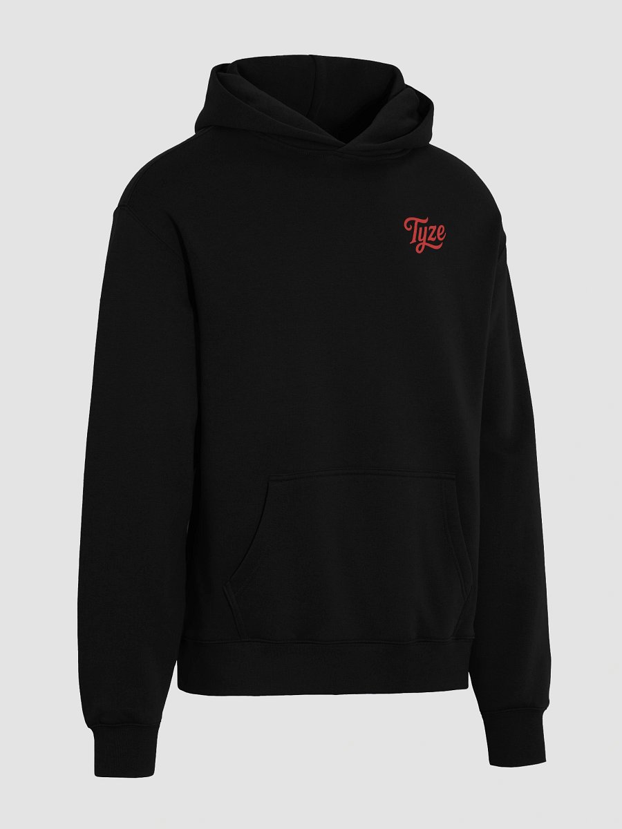 Chic Cursive Red 'Tyze' Oversized Hoodie product image (4)