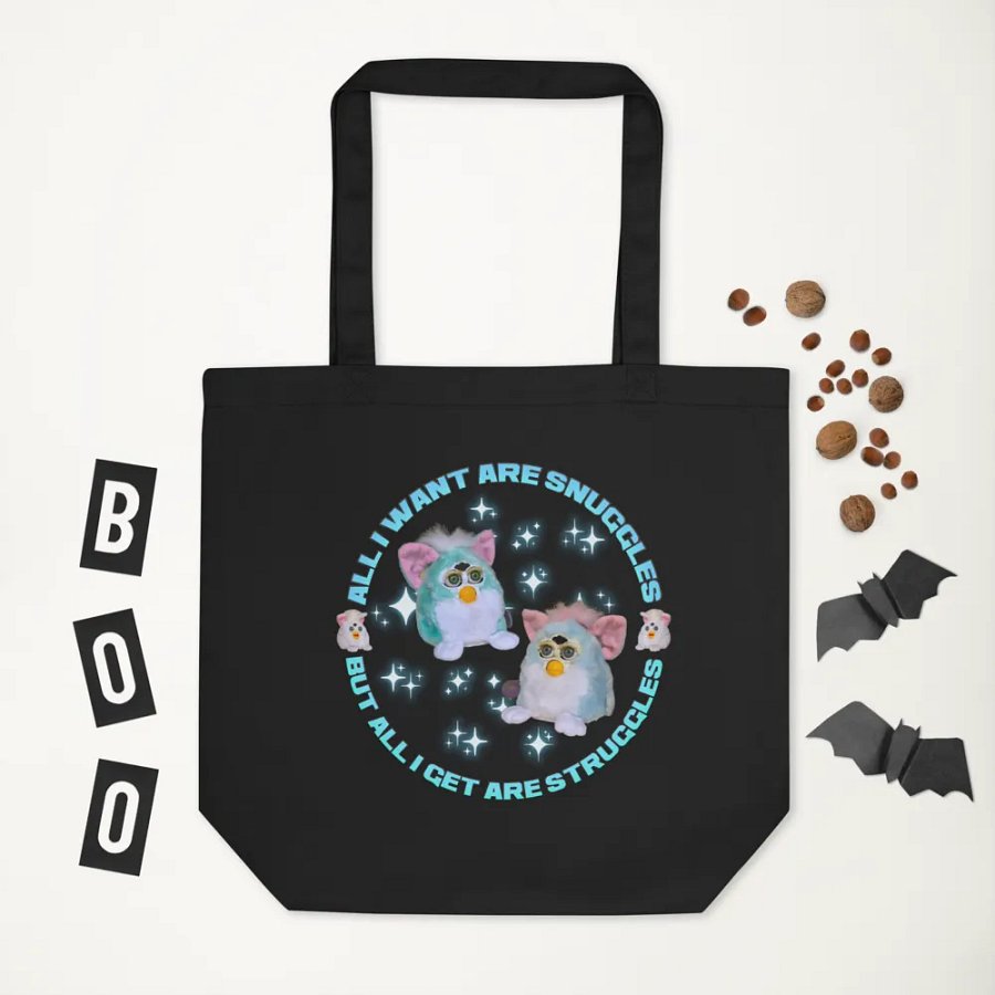 All I Get Are Struggles Tote Bag product image (3)