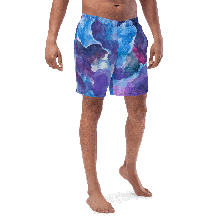 Bluesy Watercolor Men Trunks product image (1)