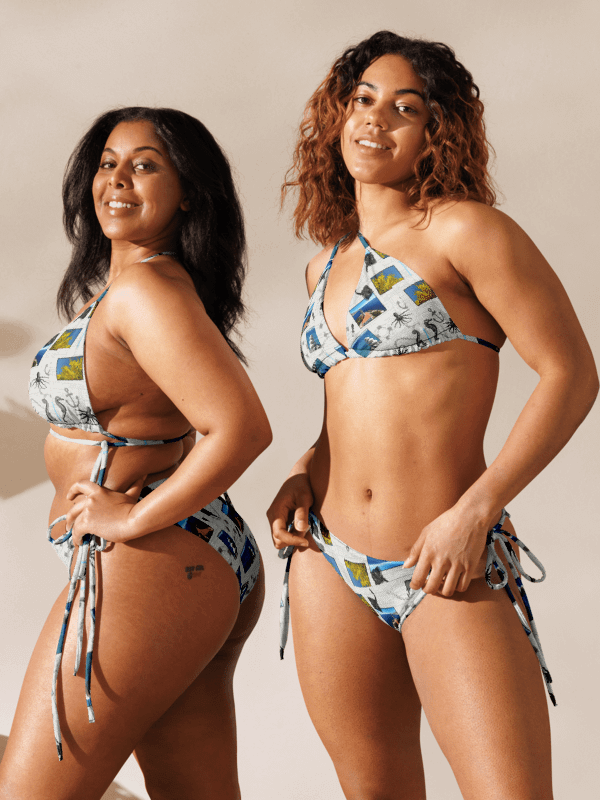 Sea design (photoshop by Dina R.) - Recycled String Bikini product image (10)