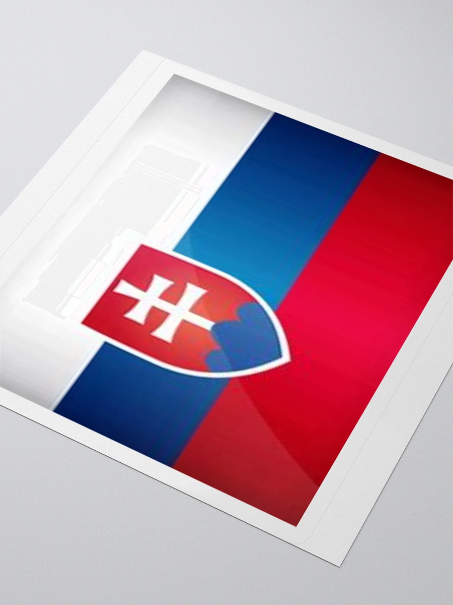Slovakia Flag Sticker - Durable Vinyl for Indoor Use - Multiple Sizes Available product image (9)