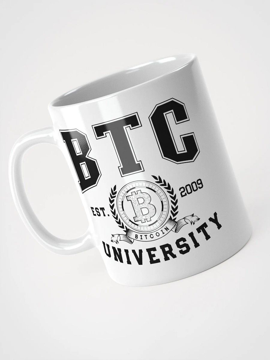 Bitcoin BTC University College Crypto Currency Blockchain Mug product image (5)