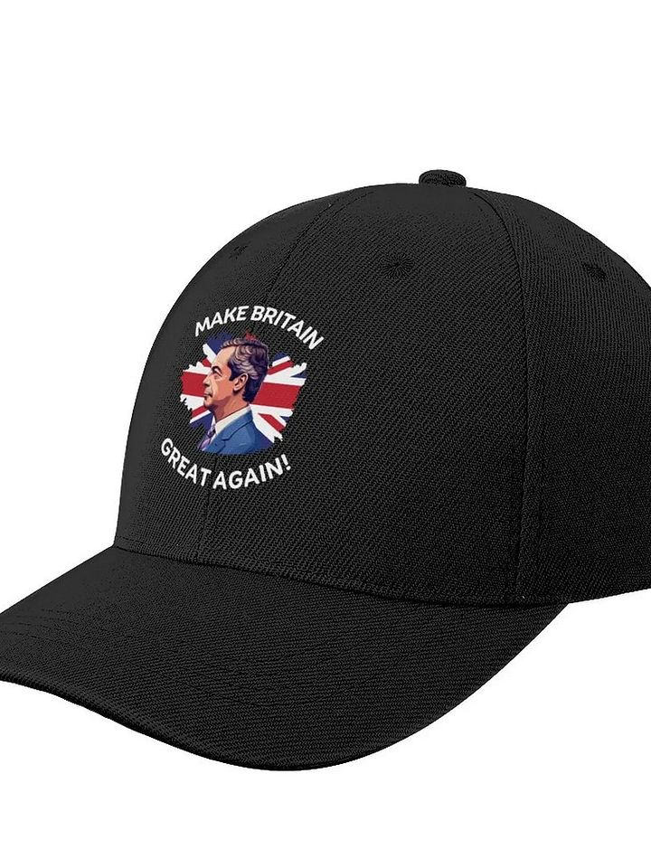Make Britain Great Again Nigel Farage Support Baseball Cap product image (1)