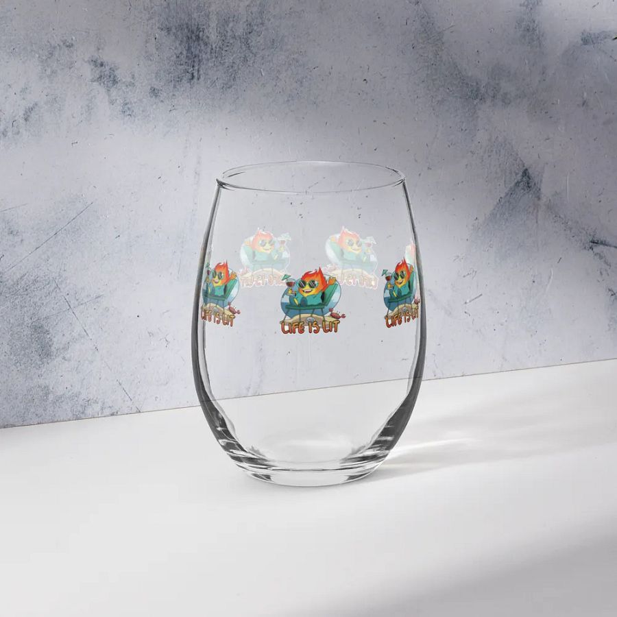 Mamaflame Life Is Lit Cocktail Glass product image (7)