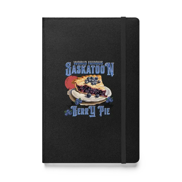 Saskatoon Berry Pie Hardcover Notebook product image (1)