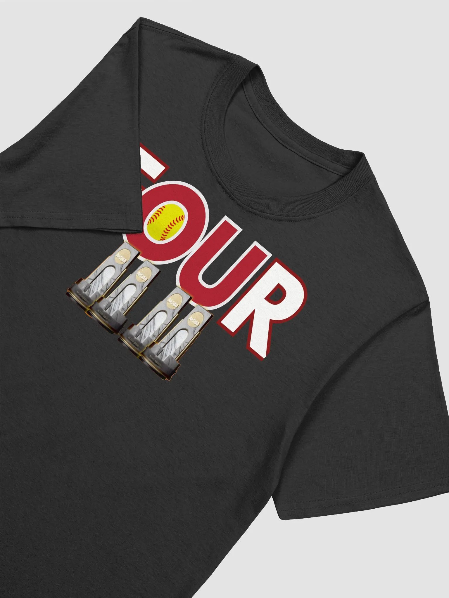 FOUR Trophies Softball Graphic Tee product image (11)