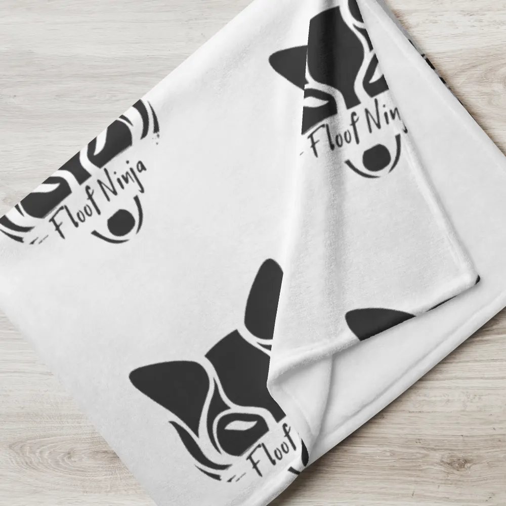 Floof Ninja Throw Blanket - 50″ × 60″ (127 × 153 cm) product image (5)