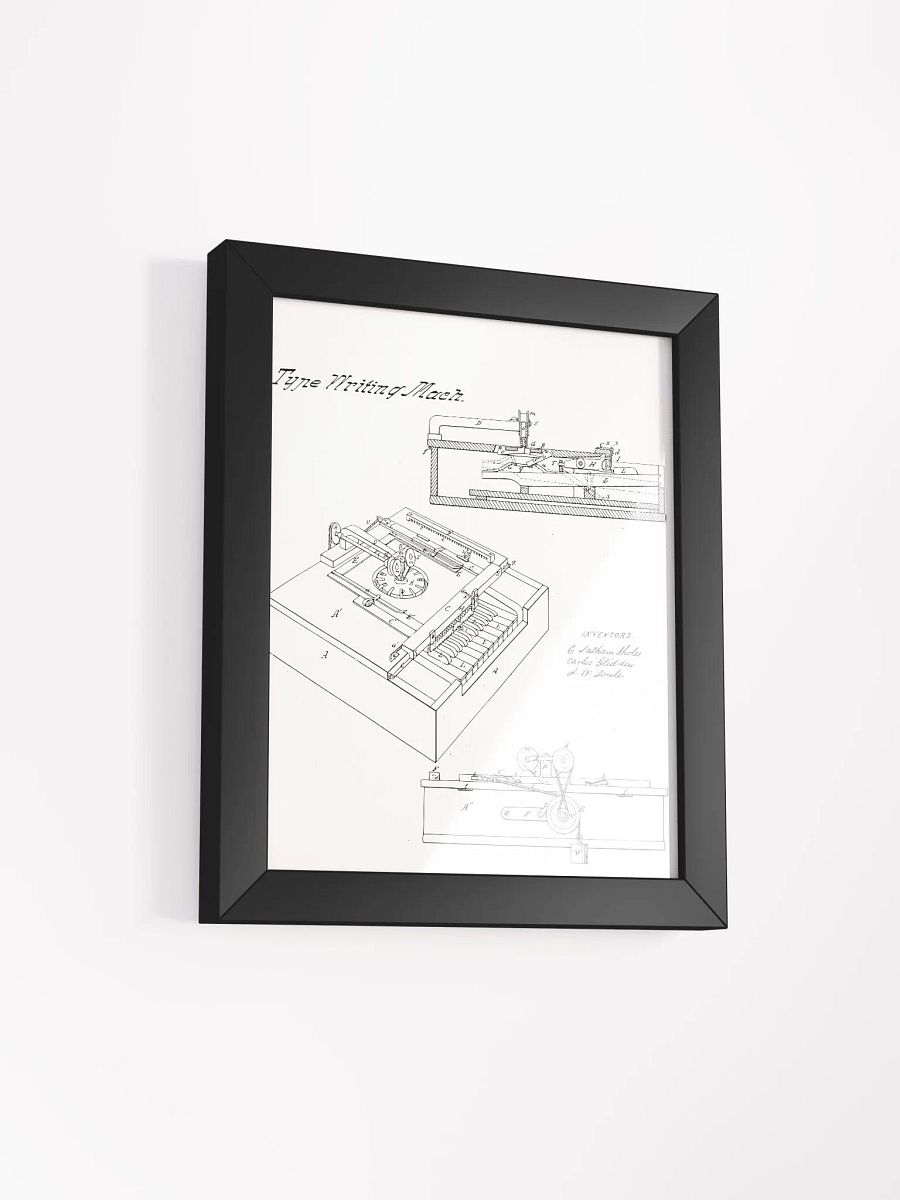 Sholes, Glidden, & Soule – Type Writing Machine (Typewriter) product image (2)