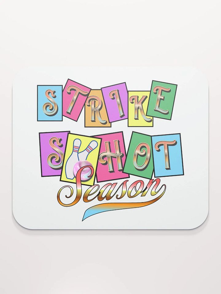 Strike Shot Season Bowling Mouse Pad product image (2)