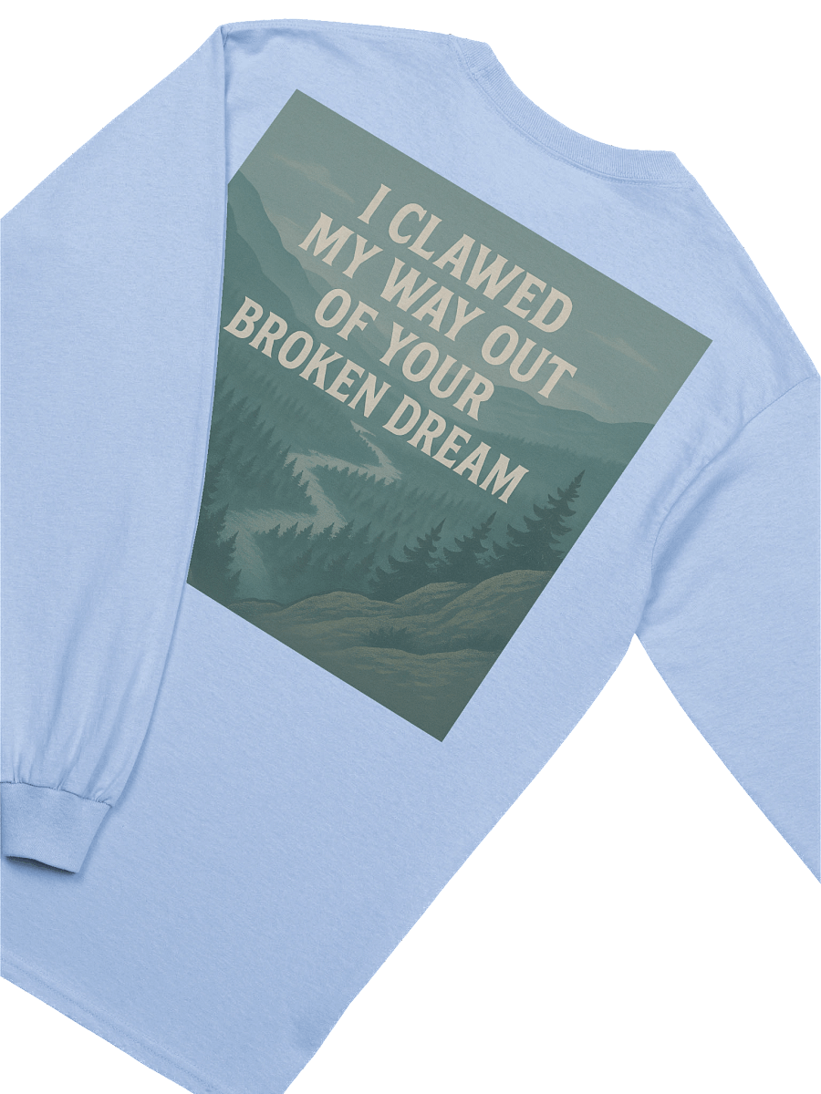 ALTARAE “Broken Dream” Long Sleeve – Ice Sky Blue product image (4)