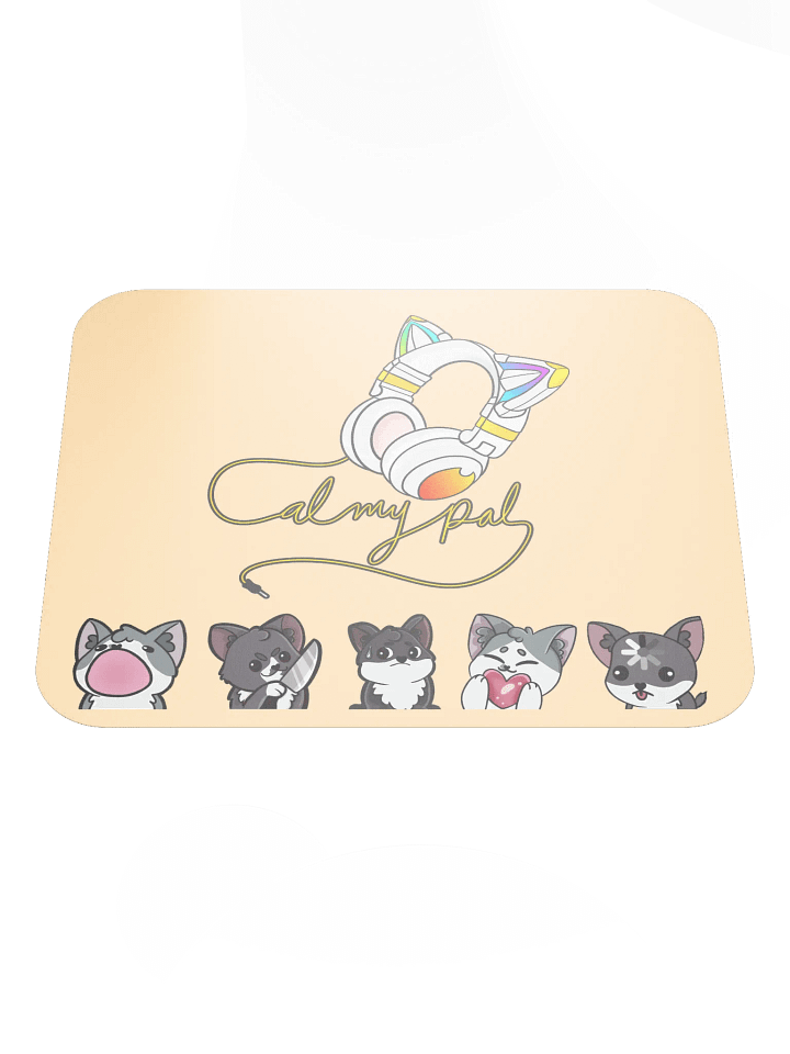 Logo & Kitties Mouse Pad product image (1)