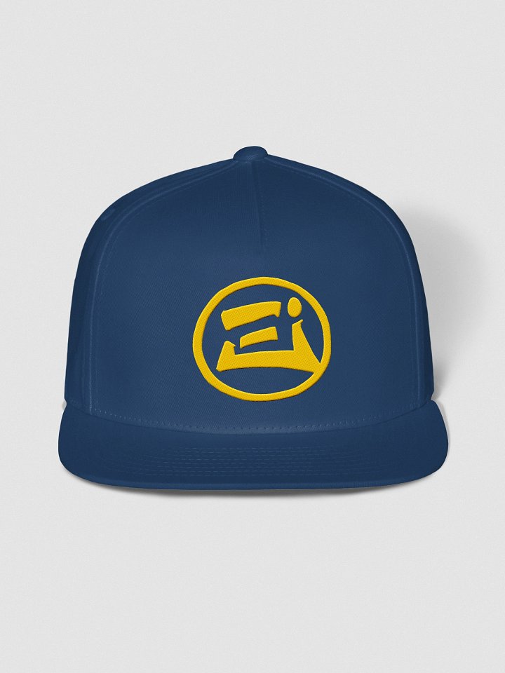 Blue and Yellow (Dubs) EJI Logo Snapback Cap product image (1)