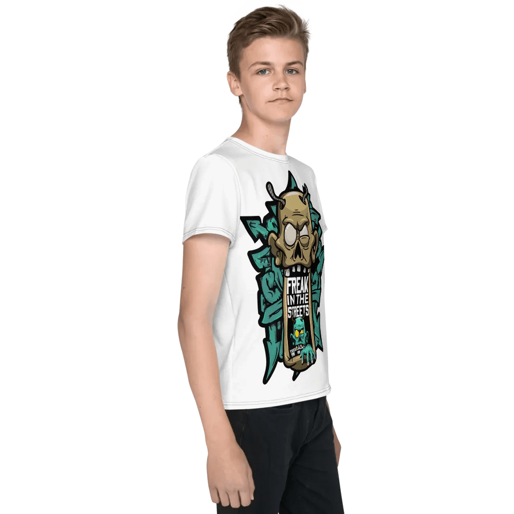 Youth Graphic Tee - Freak in the Streets V15 product image (6)