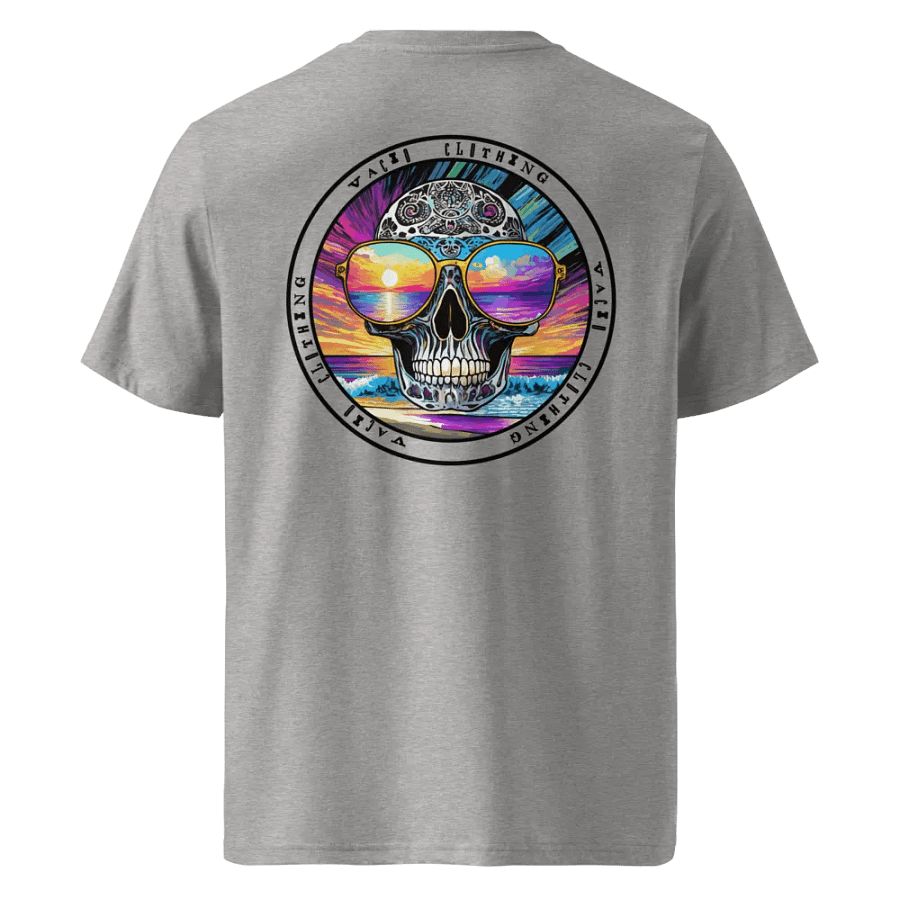 VACIO Sunset Mandala Skull T-Shirt product image (15)