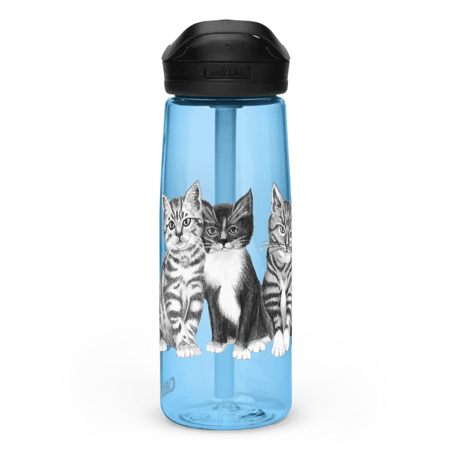 Kittens Drawing Water Bottle Straw product image (60)