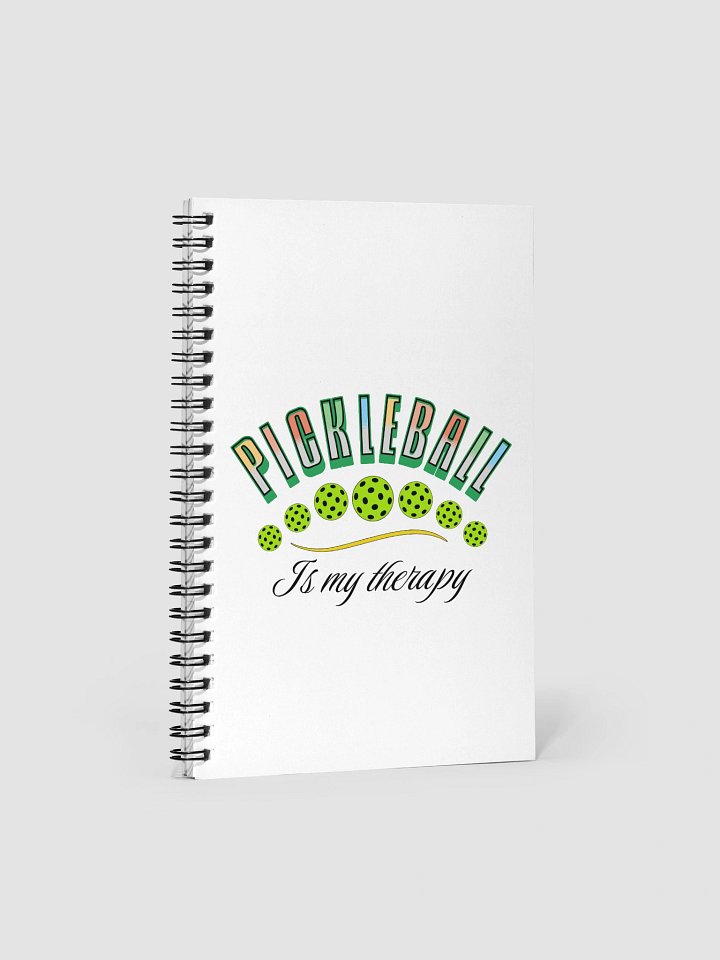 Pickleball Is My Therapy Spiral Notebook product image (2)
