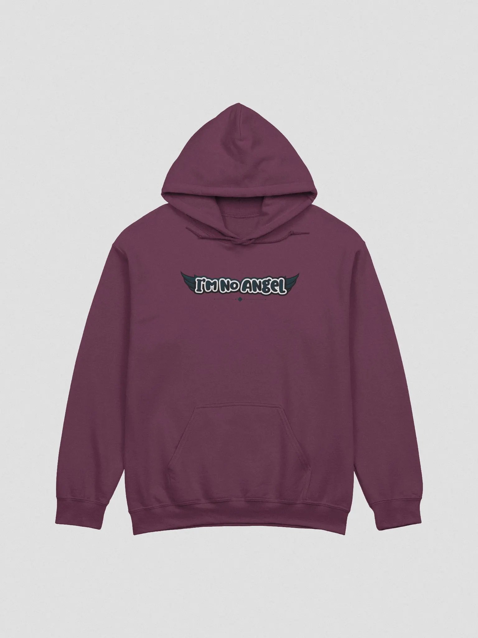 I'm No Angel Hoodie (Black text) product image (4)