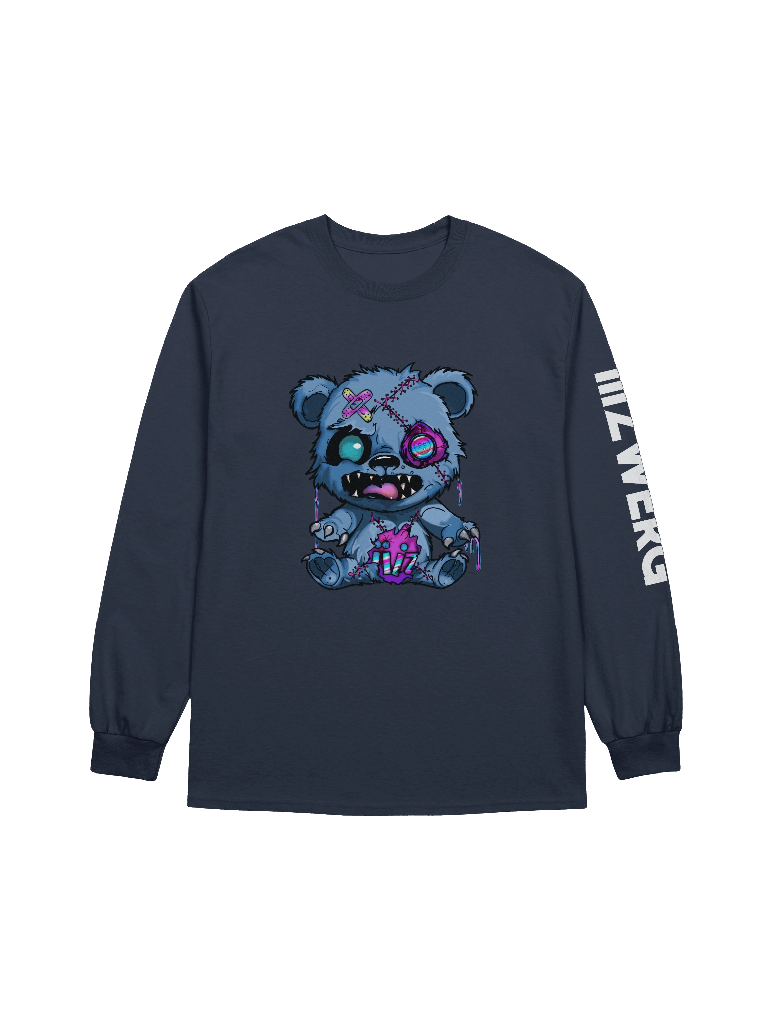 Zombie Bear Long Sleeve Shirt product image (1)