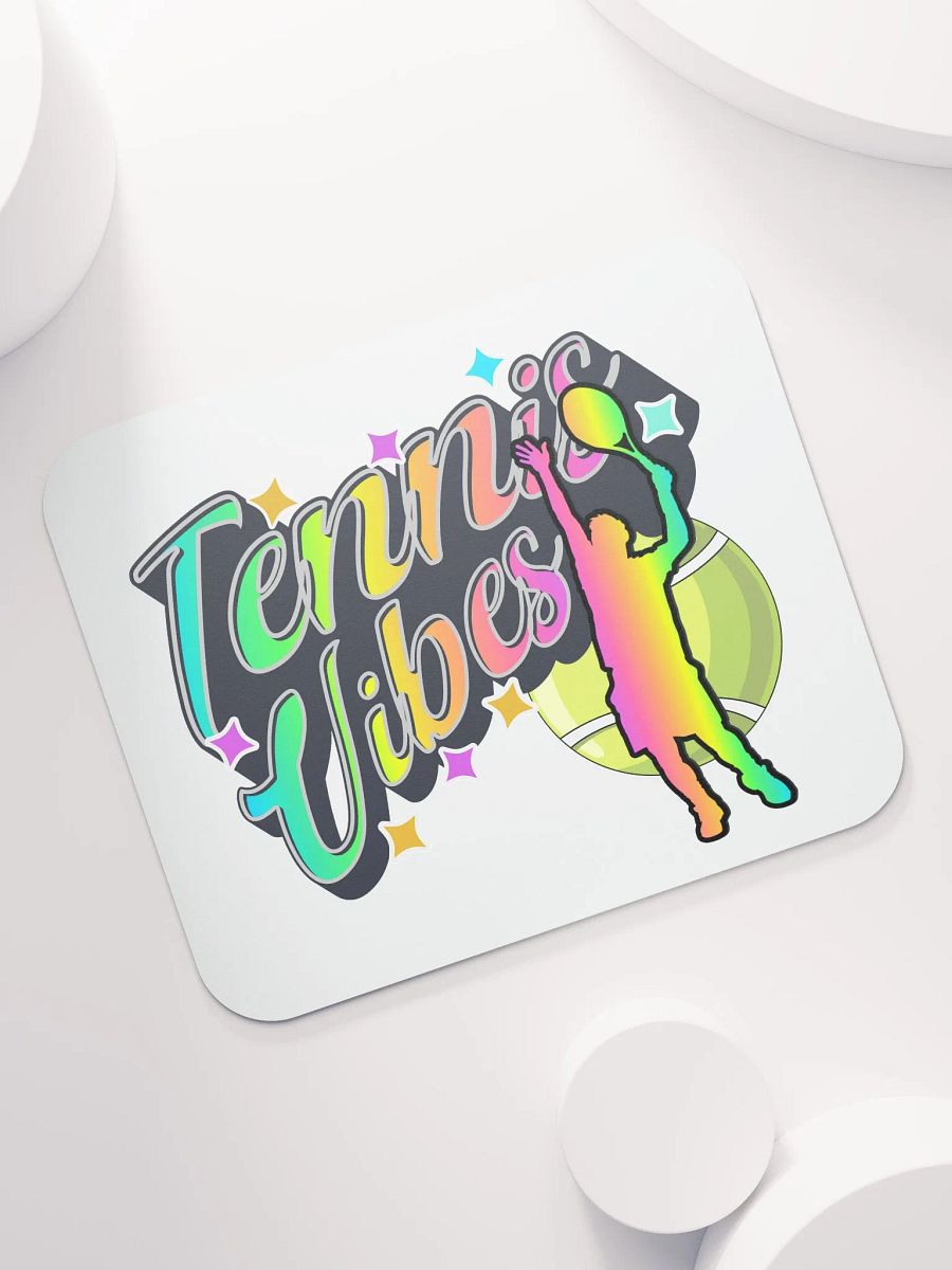 Tennis Vibes Male Neon Mouse Pad product image (5)