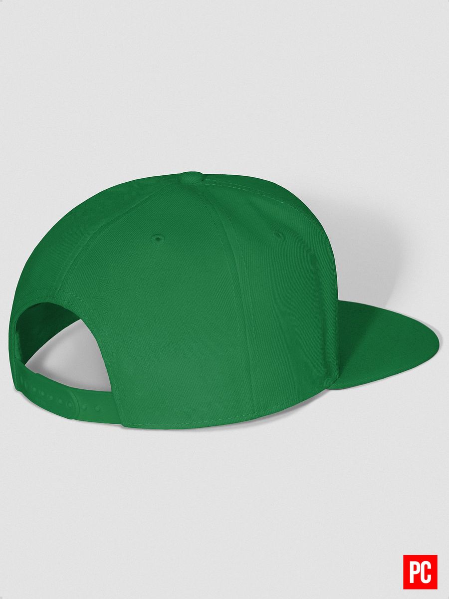 Plain Color Irish Green Wool Blend Snapback Cap product image (6)