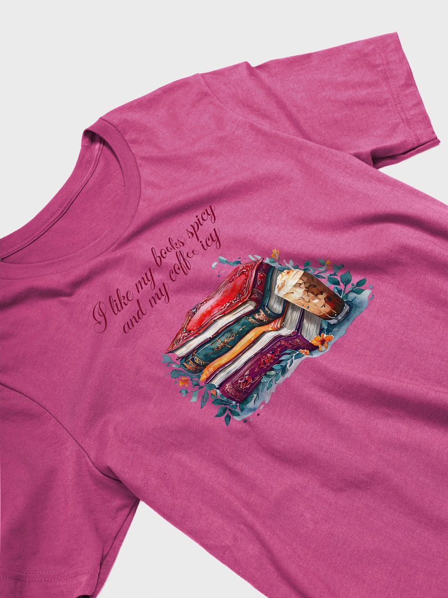 Floral Bookstack & Iced Coffee T-Shirt product image (25)